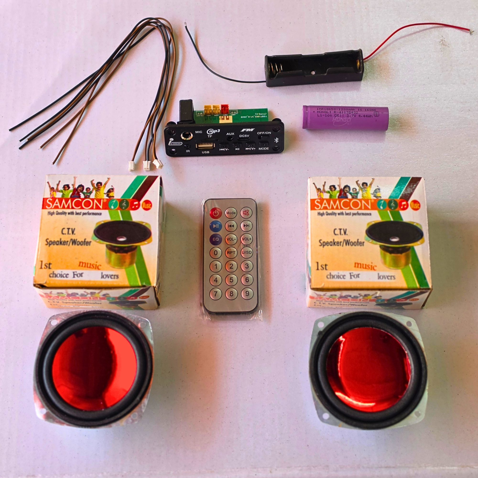 Bluetooth Speaker Making Kit(3inch Speaker & Woofer)